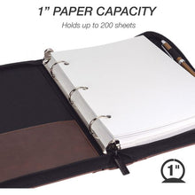Load image into Gallery viewer, 2026 Mini Zipper 3-Ring Binder Appointment Book (Paper size 5.5x8.5)