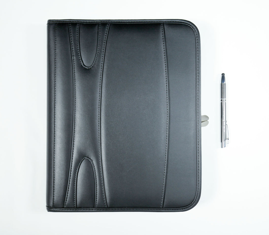 2024 Portfolio 3-Ring-Zipper Binder Appointment Book (Paper size 8.5x11)