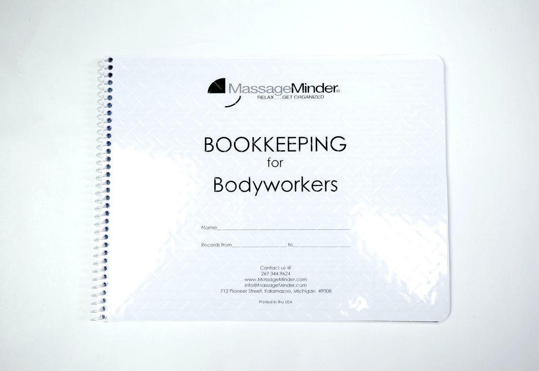 Bookkeeping For Bodyworkers - Bookkeepers Ledger Log Book