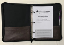 Load image into Gallery viewer, 2026 Mini Zipper 3-Ring Binder Appointment Book (Paper size 5.5x8.5)
