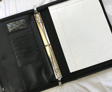 Load image into Gallery viewer, 2026 Portfolio 3-Ring-Zipper Binder Appointment Book (Paper size 8.5x11)