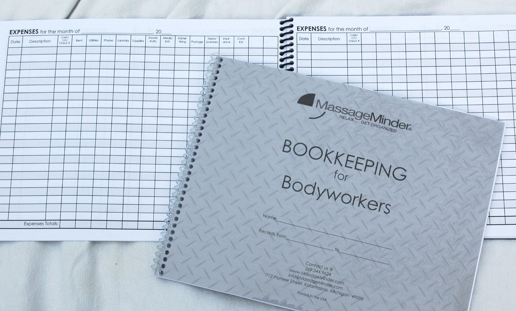 2024 REFILL Calendar 3 or 7 Hole (8.5x11) – MassageMinder-Appointment Books  and Bookkeeping for Massage Therapists